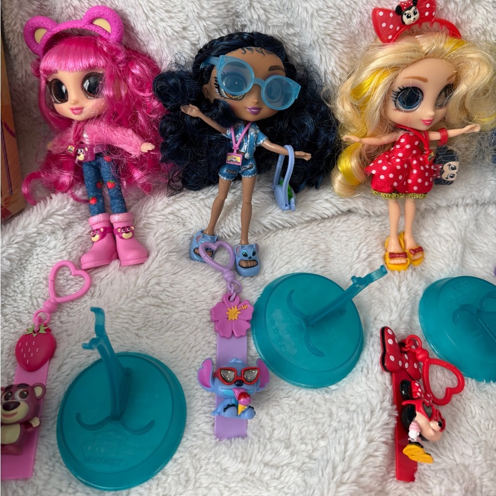 Disney Doorables Adoorbs dolls. Series 1 with the 3 mystery and Stitch doll. - Picture 11 of 15